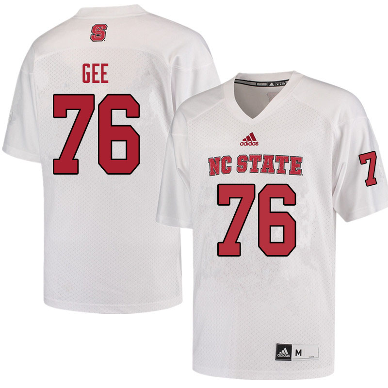 Men #76 Harrison Gee NC State Wolfpack College Football Jerseys Sale-Red - Click Image to Close